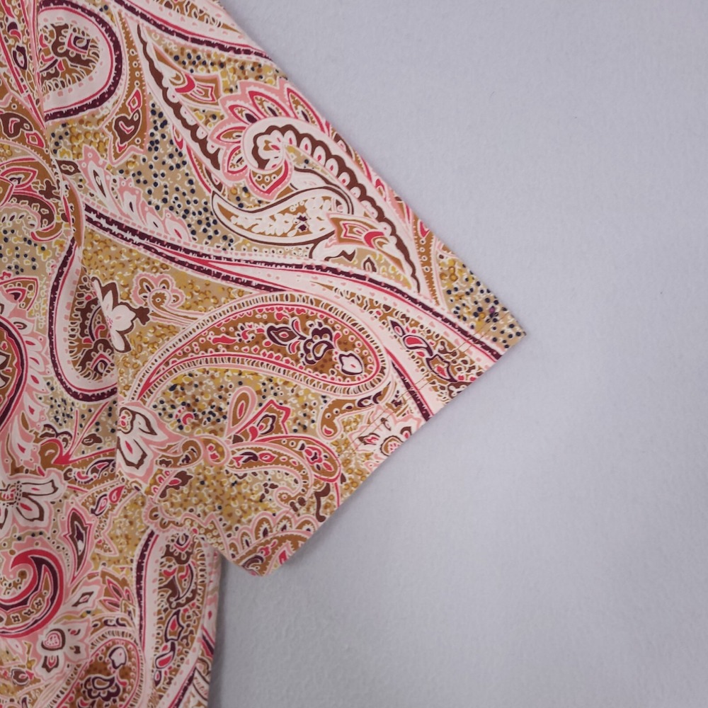 Talbots Split Neck Tee Plus Size 1x Sprinkle Pais… - image 7